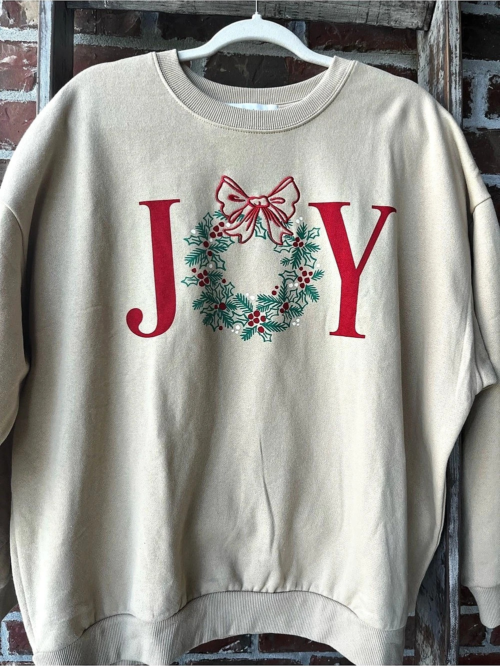 State of Mine Floral Graphic Sweatshirt in Beige Size XL